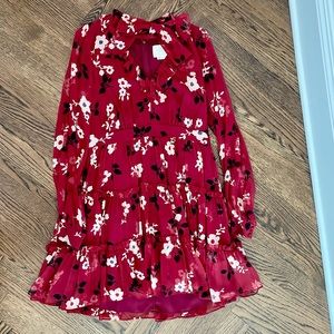 kate spade ruffle mini dress